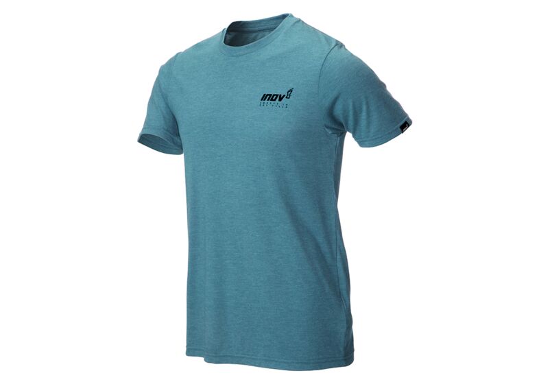 Inov-8 Tri Blend 'forged' Men's T-Shirts Blue/Green UK 547802BPQ